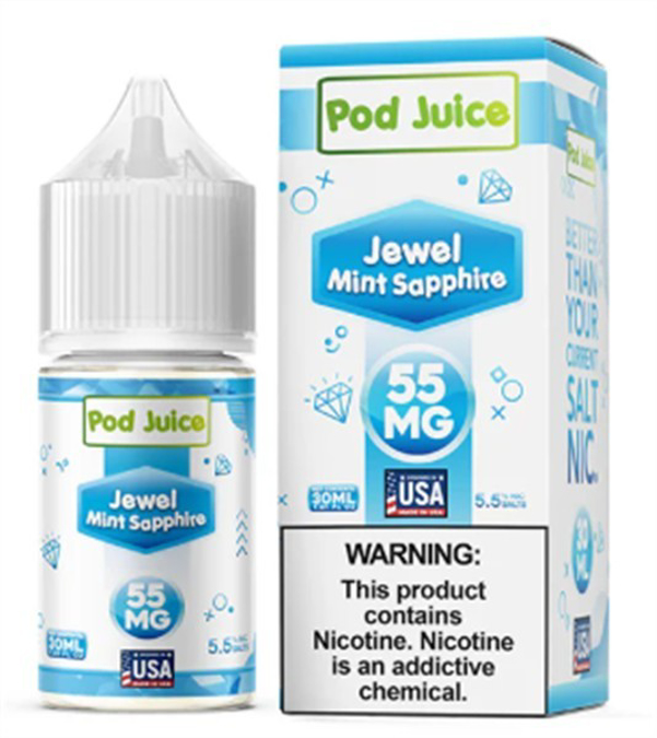 Picture of POD JUICE E JUICE 55MG 30ML -  JEWEL MINT SAPPHIRE