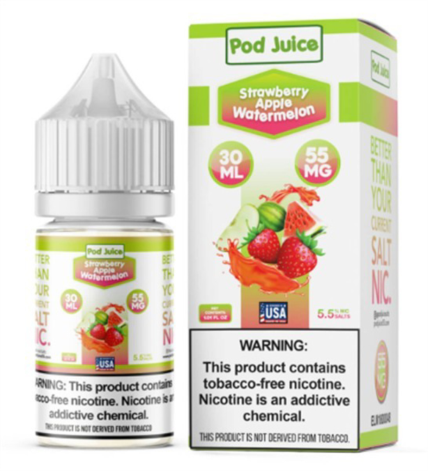 Picture of POD JUICE E JUICE 55MG 30ML -  STRAWBERRY APPLE WATERMELON
