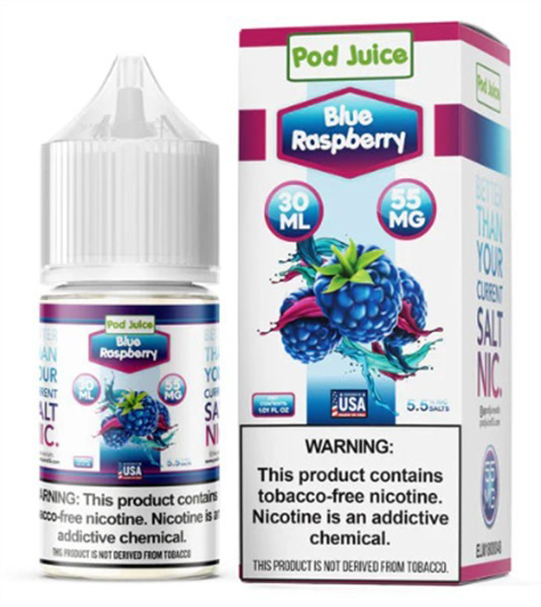Picture of POD JUICE E JUICE 55MG 30ML - BLUE RASPBERRY