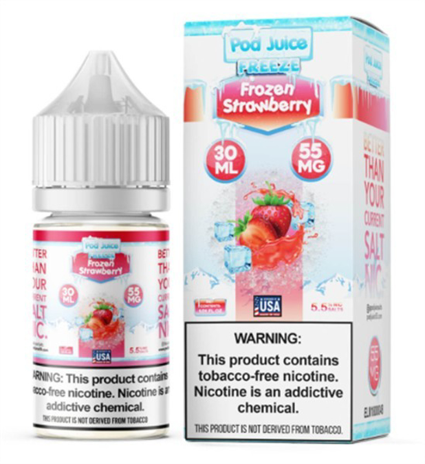 Picture of POD JUICE E JUICE 55MG 30ML - FREEZE FROZEN STRAWBERRY