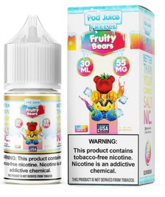 Picture of POD JUICE E JUICE 55MG 30ML - FREEZE FRUITY BEARS