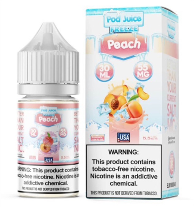 Picture of POD JUICE E JUICE 55MG 30ML - FREEZE PEACH