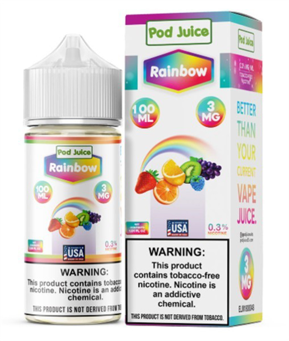 Picture of POD JUICE E JUICE 3MG 100ML -  RAINBOW