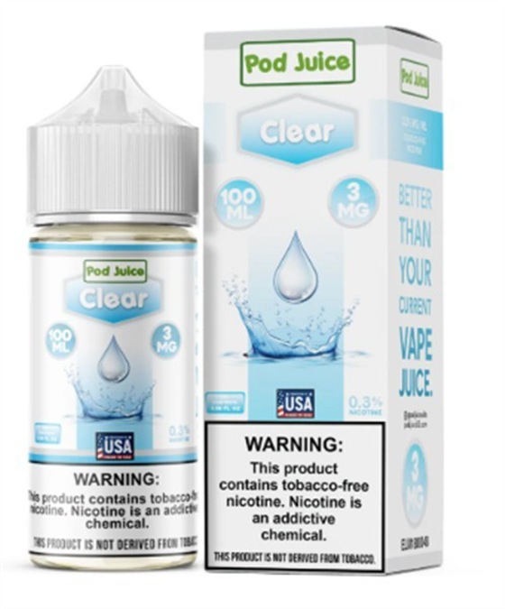 Picture of POD JUICE E JUICE 3MG 100ML - CLEAR
