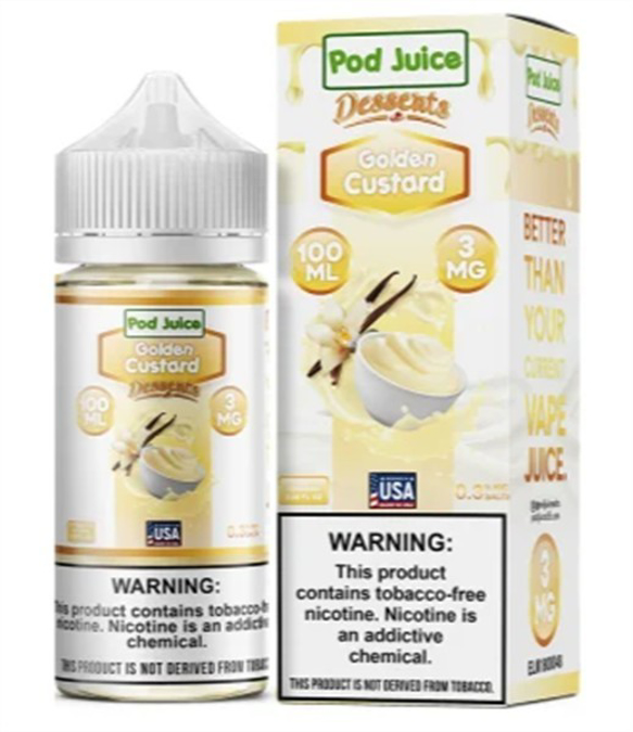 Picture of POD JUICE E JUICE 3MG 100ML - GOLDEN CUSTARD