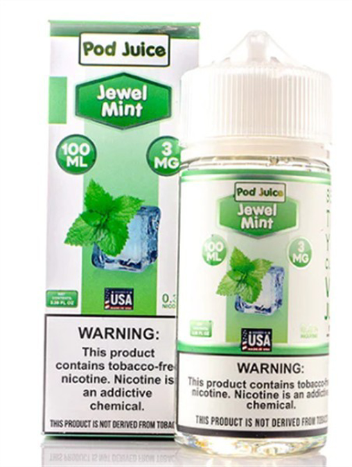 Picture of POD JUICE E JUICE 3MG 100ML - JEWEL MINT