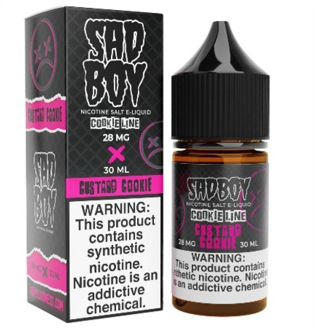 Picture of SAD BOY E-LIQUID 28MG 30ML - CUSTARD COOKIE