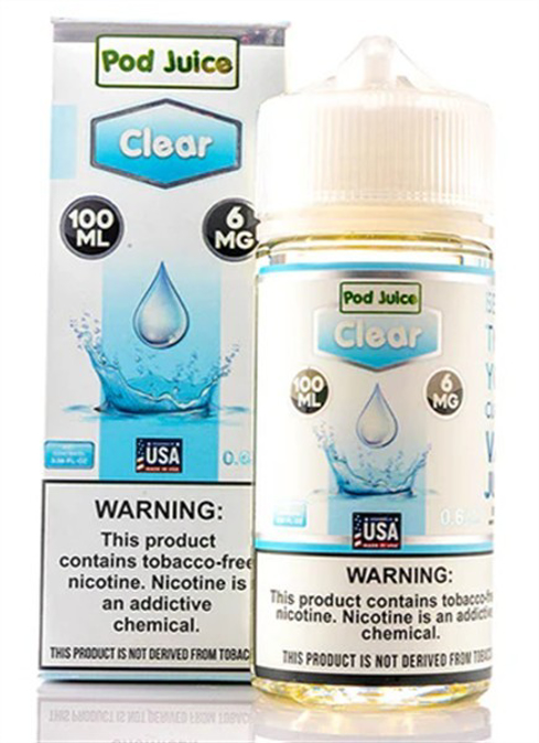 Picture of POD JUICE E JUICE 6MG 100ML -  CLEAR