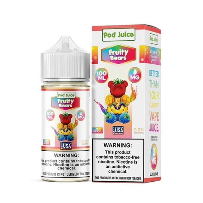 Picture of POD JUICE E JUICE 6MG 100ML -  FRUITY BEARS