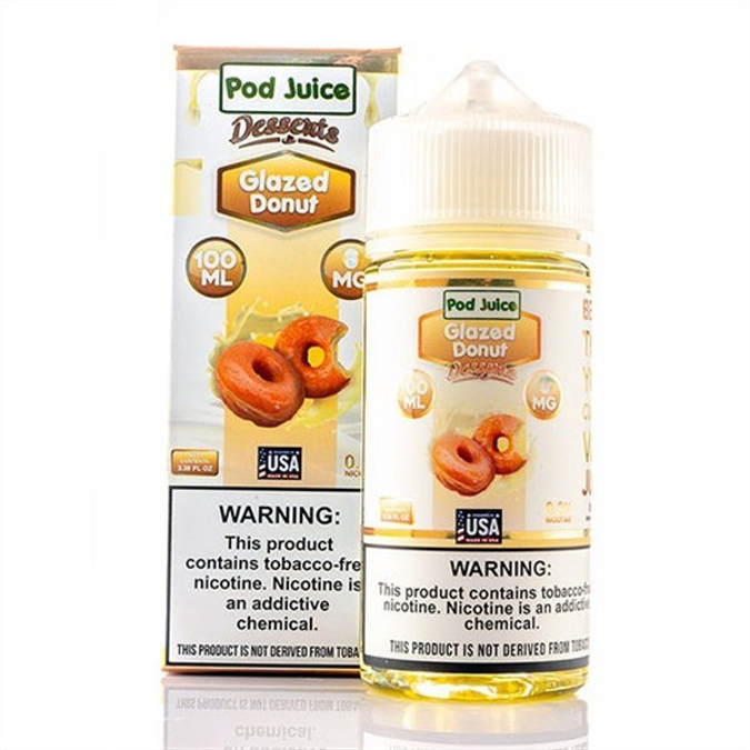 Picture of POD JUICE E JUICE 6MG 100ML -  GLAZED DONUT