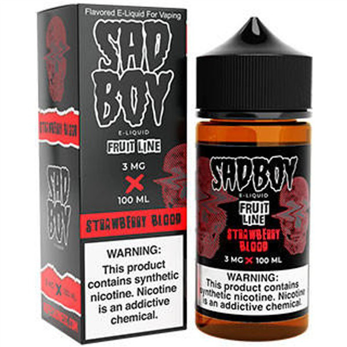 Picture of SAD BOY E-LIQUID 3MG 100ML -STRAWBERRY BLOOD