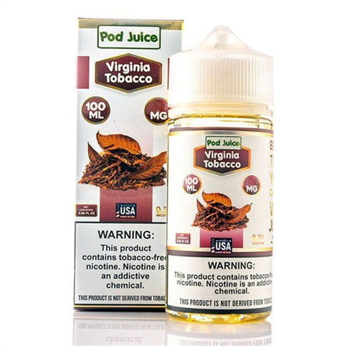 Picture of POD JUICE E JUICE 6MG 100ML -  VIRGINIA TOBACCO