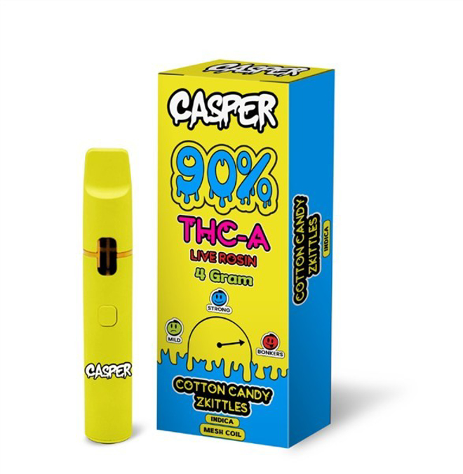 Picture of CASPER THC-A DISP LIVE ROSIN 4G COTTON CANDY ZKITTLES