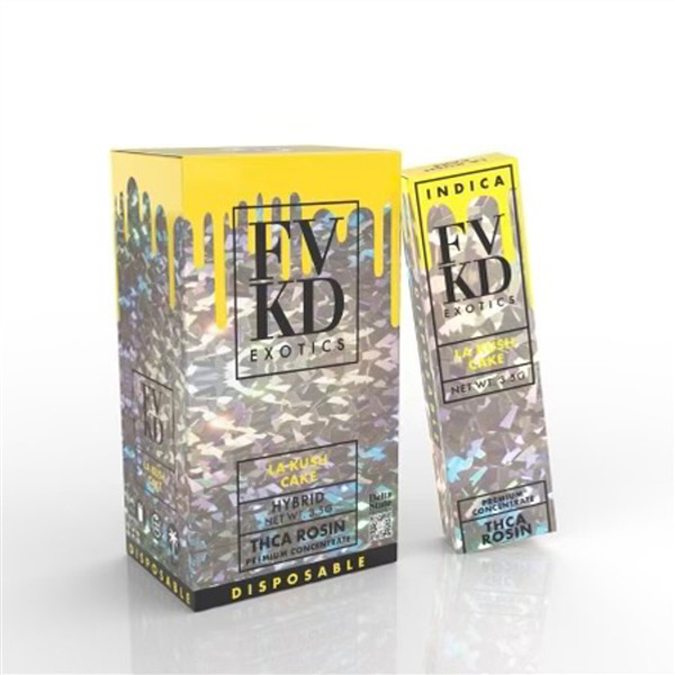 Picture of Fvkd Disposable Hyptonia Thc-a 3.5g 6ct/bx - La Kush Cake