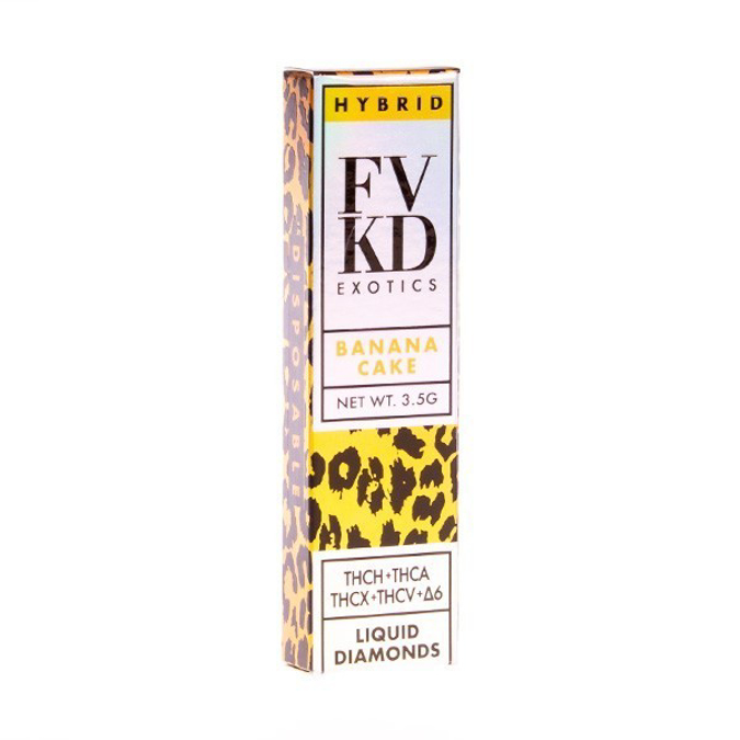 Picture of Fvkd Disposable Hyptonia Thc-a 3.5g 6ct/bx -Banana Cake