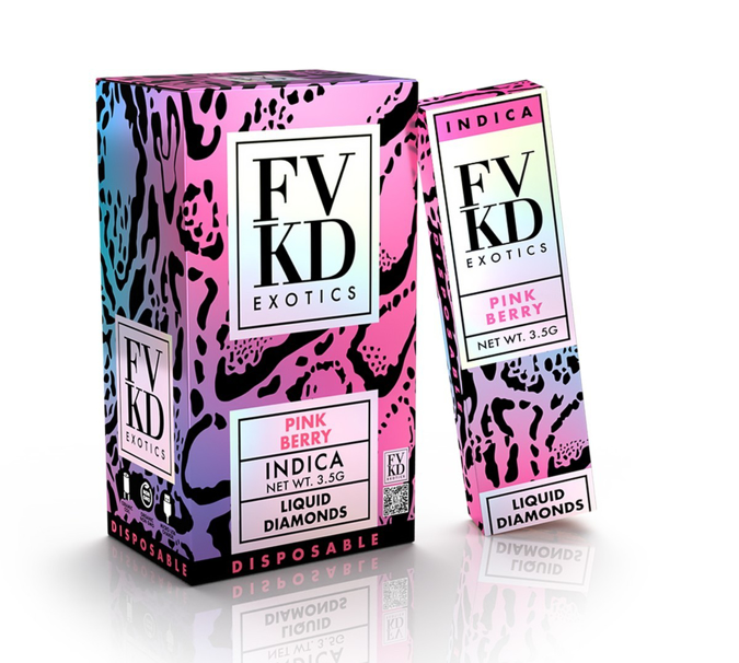 Picture of Fvkd Disposable Hyptonia Thc-a 3.5g 6ct/bx - Pink Berry