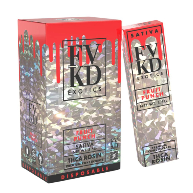 Picture of Fvkd Disposable Hyptonia Thc-a 3.5g 6ct/bx - Fruit Punch