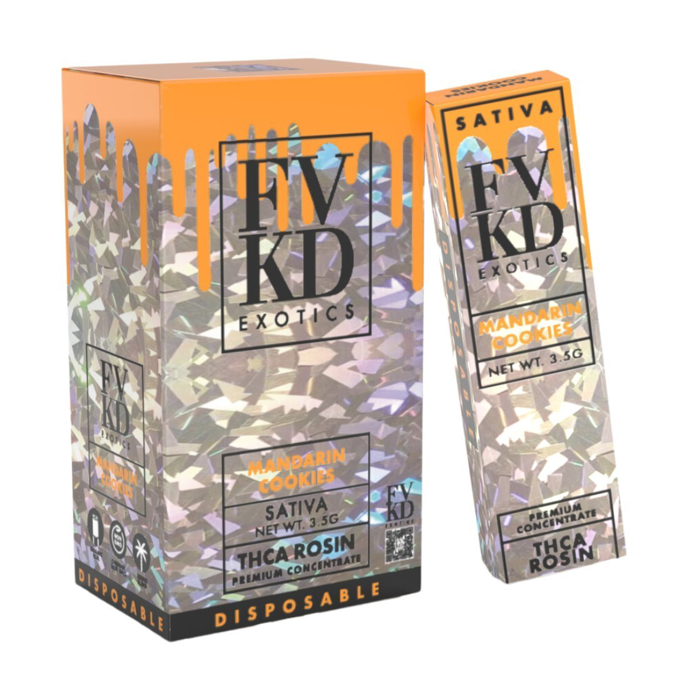 Picture of FVKD DISPOSABLE HYPTONIA THC-A 3.5G 6CT/BX - MANDARIN COOKIES- SA