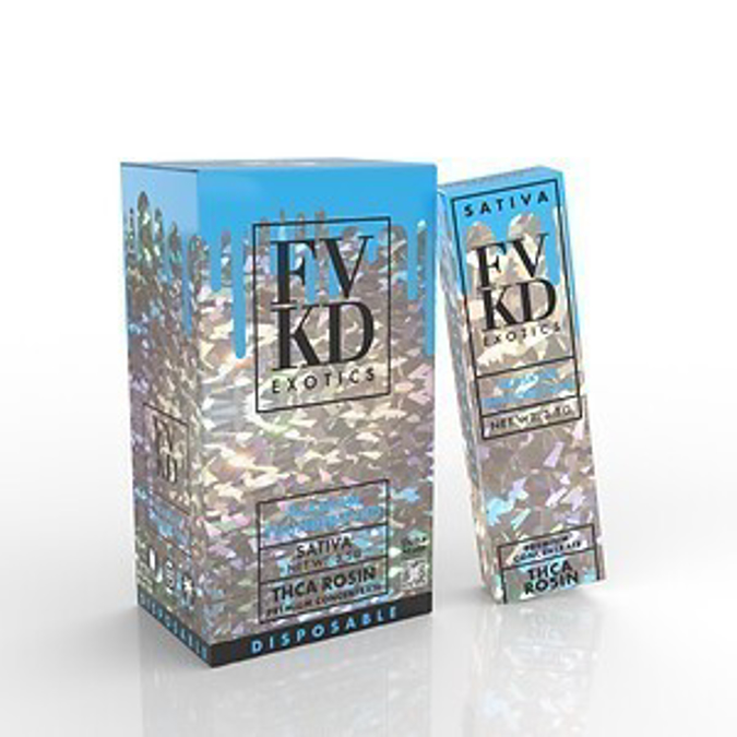Picture of FVKD DISPOSABLE HYPTONIA THC-A 3.5G 6CT/BX - ALASKAN THUNDER