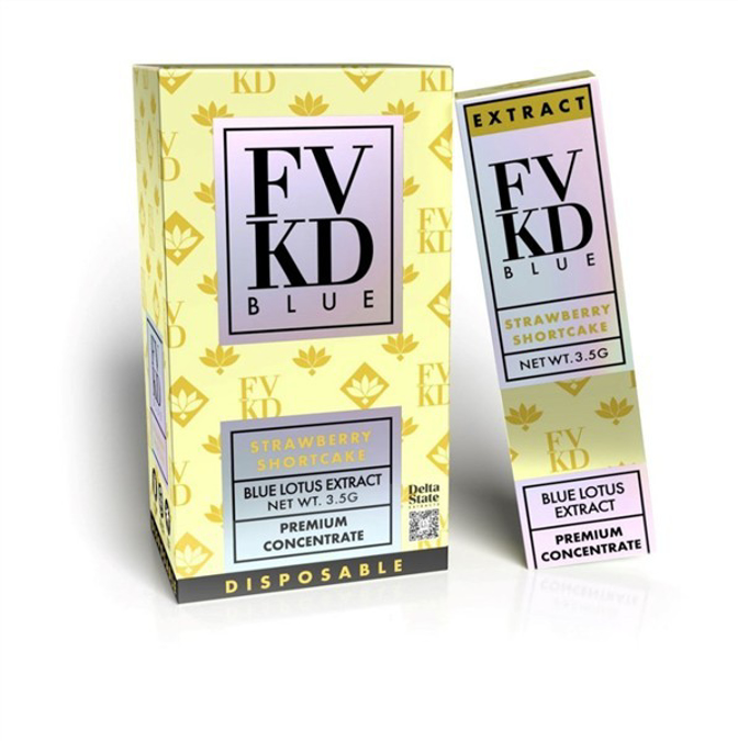 Picture of Fvkd Disposable Hyptonia Thc-a 3.5g 6ct/bx - Strawberry Shortcake