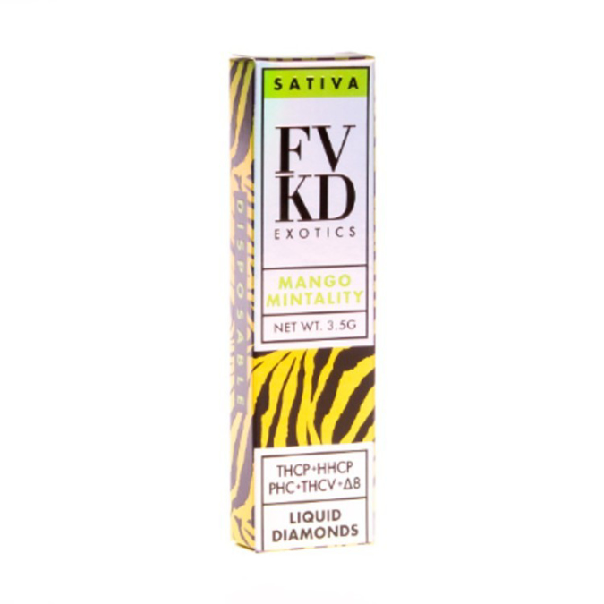 Picture of Fvkd Disposable Hyptonia Thc-a 3.5g 6ct/bx - Mango Runtz