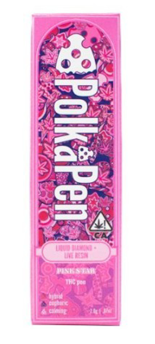 Picture of POLKAPEN DISPOSABLE THC-P 2GM - PINK STAR