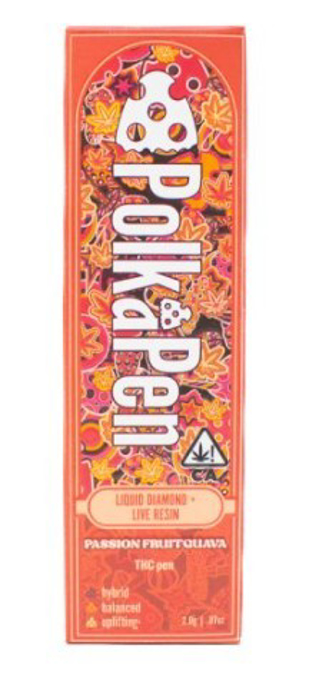 Picture of POLKAPEN DISPOSABLE THC-P 2GM - PASSION FRUITGUAVA