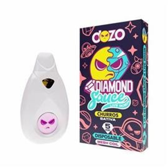 Picture of DOZO DISPOSABLE DIAMOND SAUCE LIVE RESING 5G (SINGLE) CHURROS 