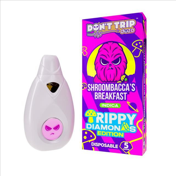 Picture of DOZO DISPOSABLE TRIPPY DIAMONDS SHROOMBACCAS BREAKFAST (SINGLES) 