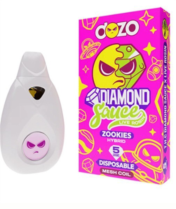 Picture of DOZO DISPOSABLE DIAMOND SAUCE LIVE RESING 5G (SINGLE) ZOOKIES