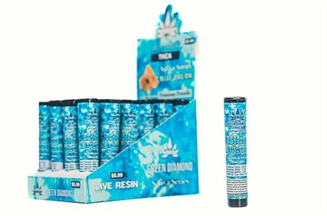 Picture of GREEN DIAMOND PREROLLS 1GM 24CT/BOX - BLUE DREAM