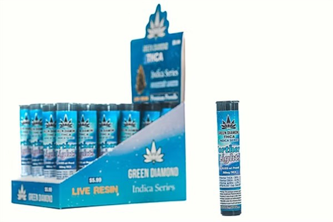 Picture of GREEN DIAMOND PREROLLS 1GM 24CT/BOX -NORTHEN LIGHTS