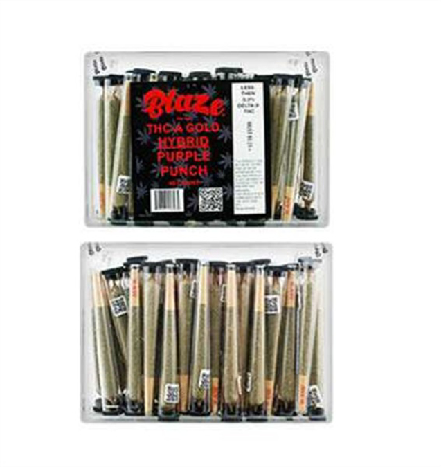 Picture of Blaze thca gold prerolls 40ct/bx - Purple punch