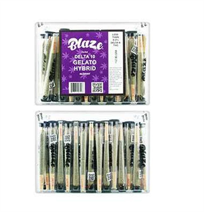 Picture of Blaze Prerolls D10 40CT In Tubes Gelato