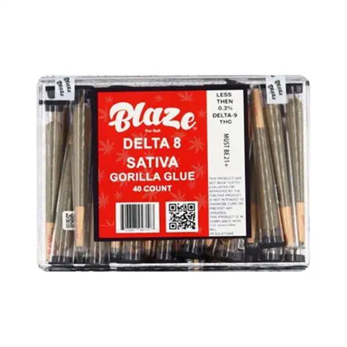 Picture of Blaze Prerolls D8 40ct/bx - Gorilla glue
