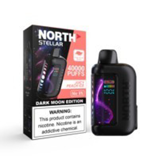 Picture of North Stellar Disposable 40,000puffs 5ct/bx - Juice Peach Ice