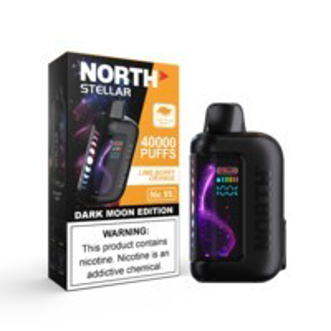 Picture of North Stellar Disposable 40,000puffs 5ct/bx - Lime Berry Orange