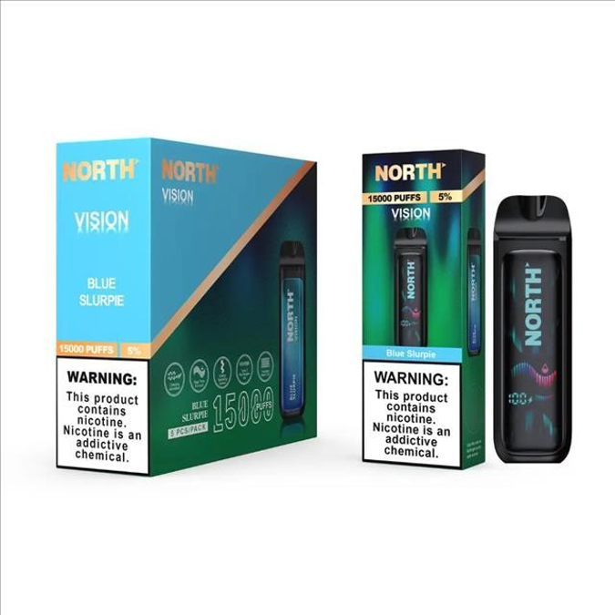 Picture of North Vision disposable 15k puffs 5ct-blue slurpie