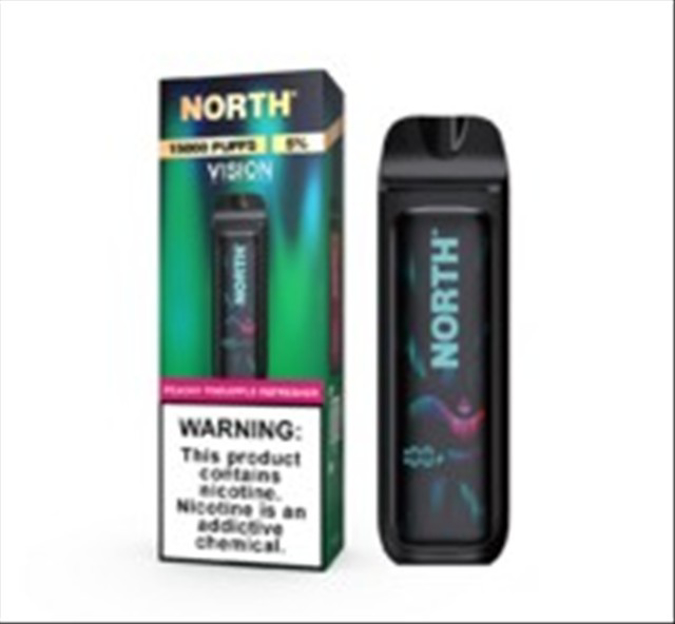 Picture of North Vision disposable 15k puffs 5ct-Peach Pineapple Refresher