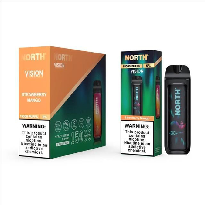 Picture of North Vision disposable 15k puffs 5ct-strawberry mango