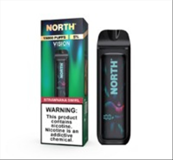 Picture of North Vision disposable 15k puffs 5ct-Strawnana Swirl