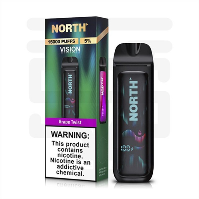 Picture of North Vision disposable 15k puffs 5ct/bx - Grapple twist