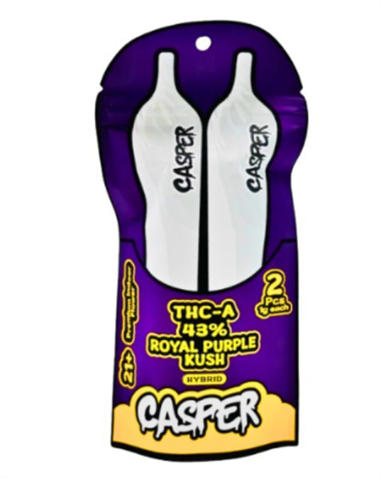 Picture of Casper Pre Rolls THCA 1 Gram- Royal Purple Kush