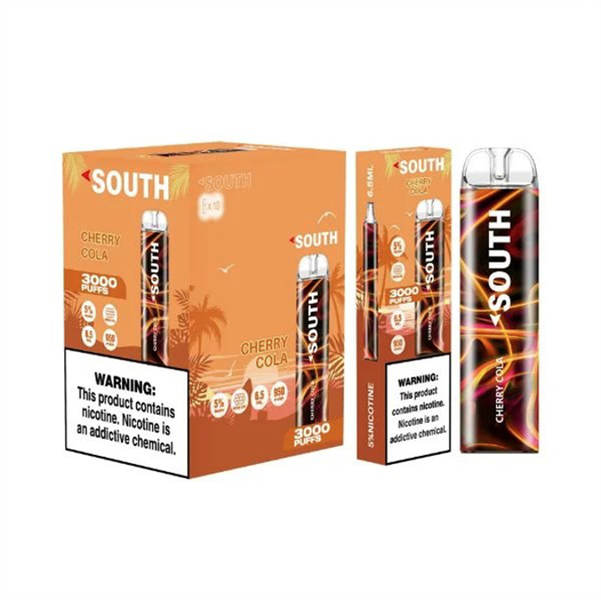 Picture of South Disposable 3000puffs 10ct/bx - Cherry Cola 