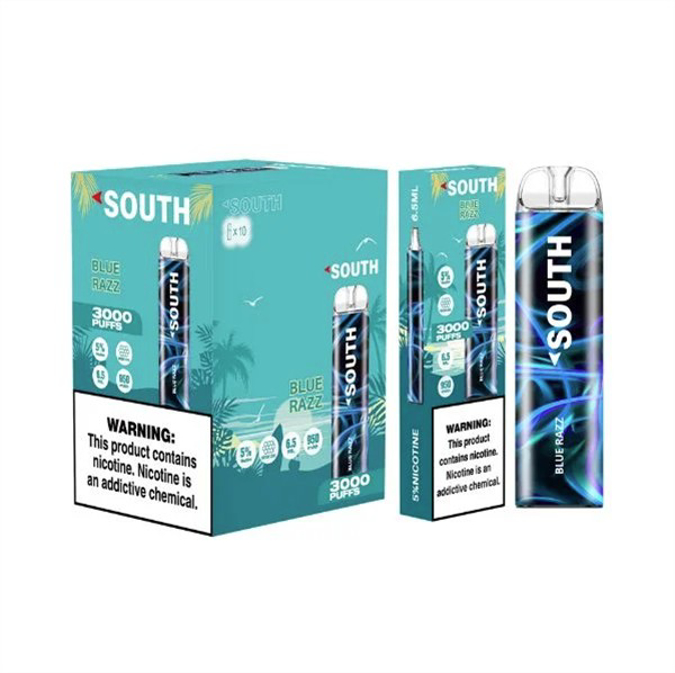 Picture of South Disposable 3000puffs 10ct/bx - Blue Razz  