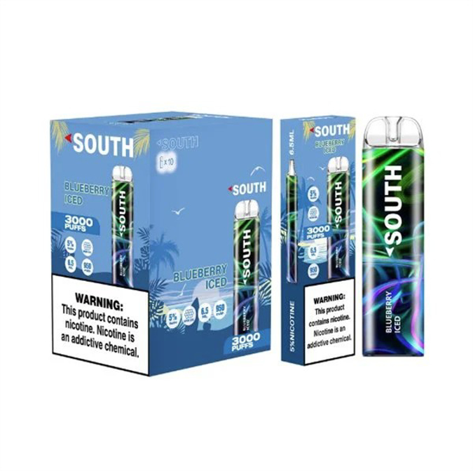Picture of South Disposable 3000puffs 10ct/bx - Blueberry Iced 