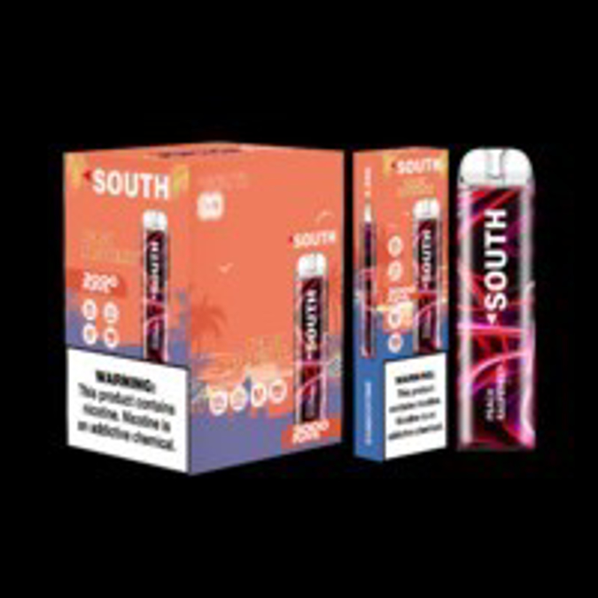 Picture of South Disposable 3000puffs 10ct/bx - Peach Raspberry 