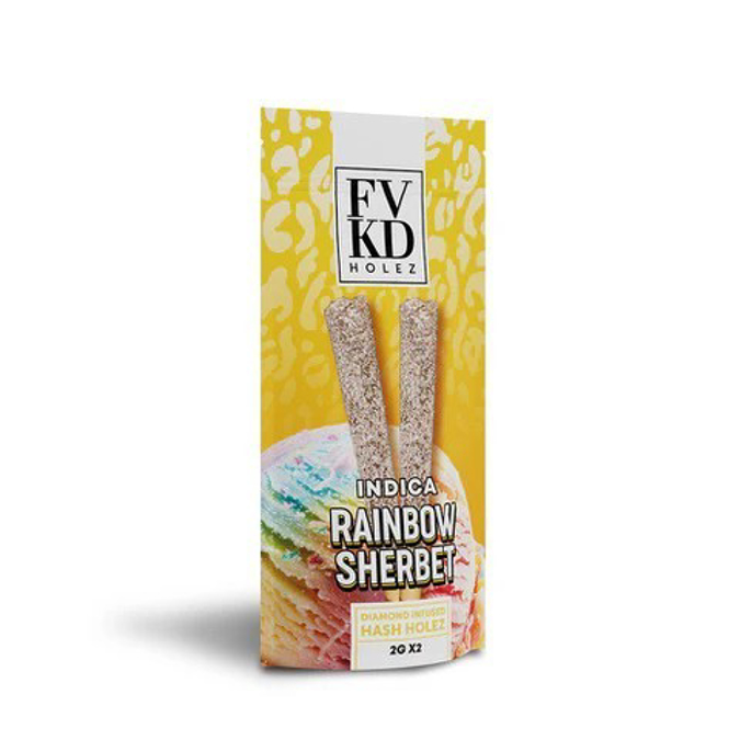 Picture of Fvkd Hash Hole Preroll 2gm 2ct/bx - Rainbow Sherbet