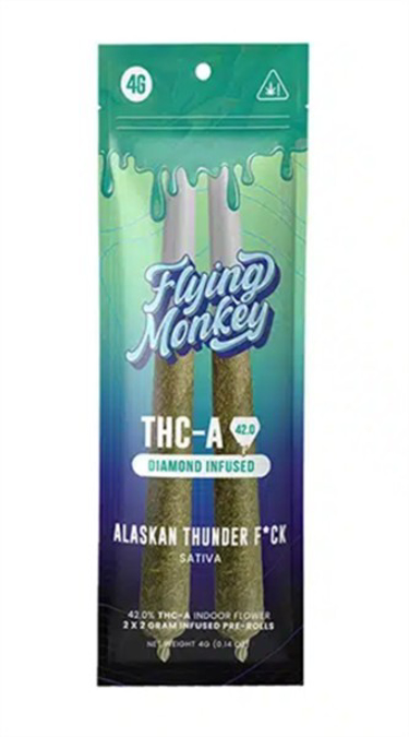 Picture of Fvkd Hash Hole Preroll 2gm 2ct/bx - ALASKAN THUNDER FVKD