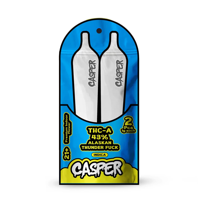 Picture of Casper Pre Rolls THCA 1 Gram- Alaskan Thunder Fuck 